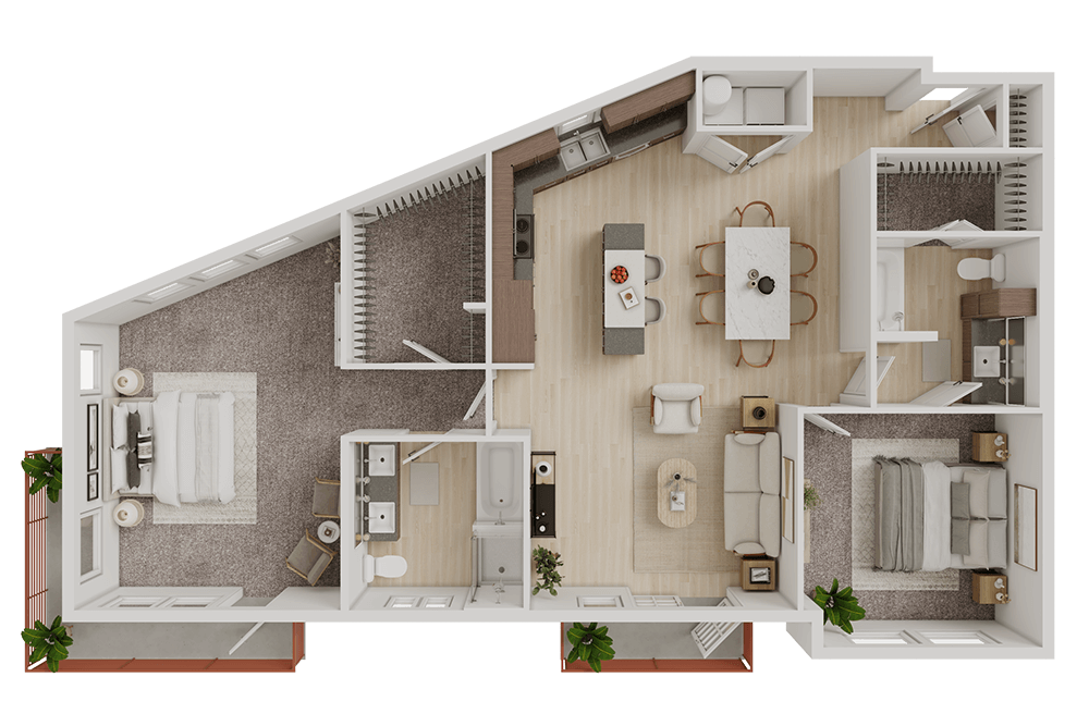 Floorplan B2-1 – PRIMROSE